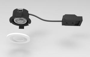 China Cutout 68mm 5W Flickerfree Spotlight Bezel Interchangeable Integrated Spotlight wholesale