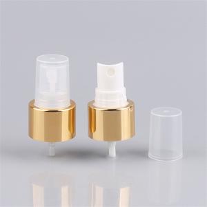 China Transparent Cap Plastic Mist Sprayer , Light Gold 20 410 pump wholesale