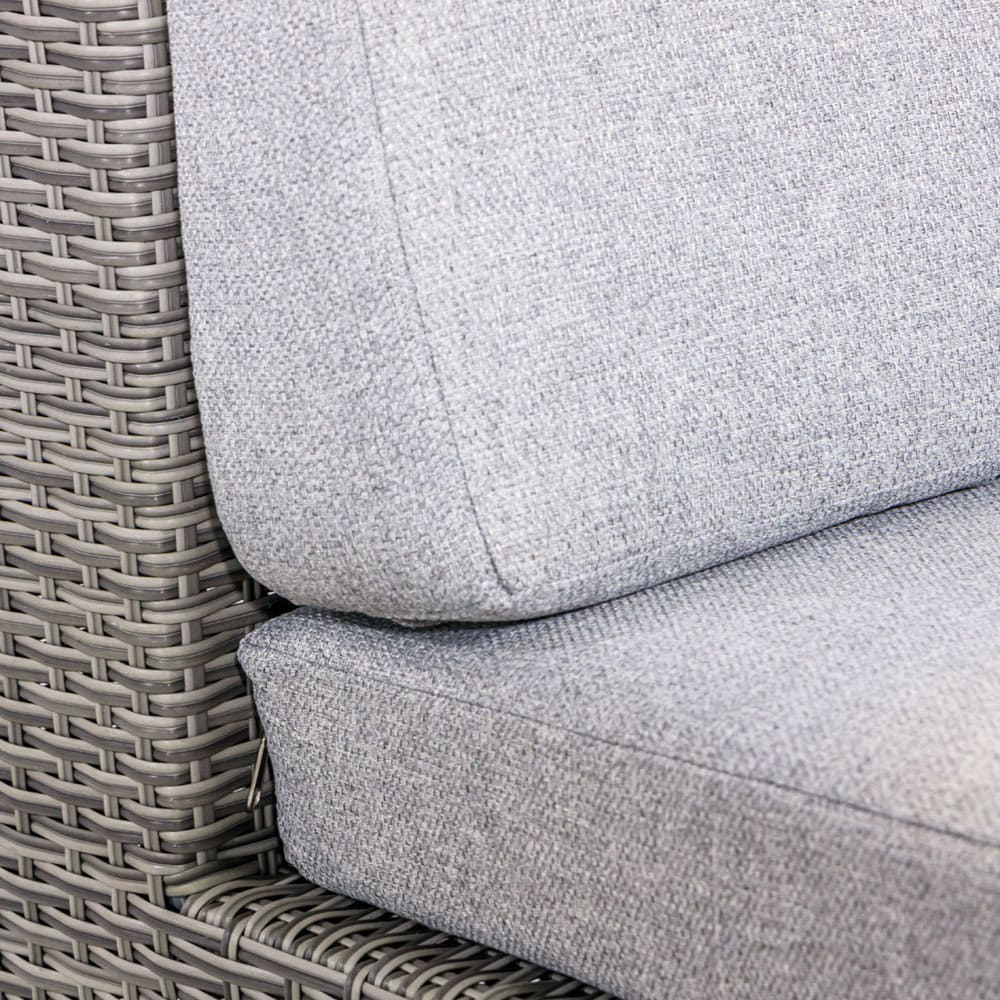 Large Size L Shape Garden Sofa PE Wicker Outdoor Sofa 8 Piece Rattan Outdoor Furniture Set