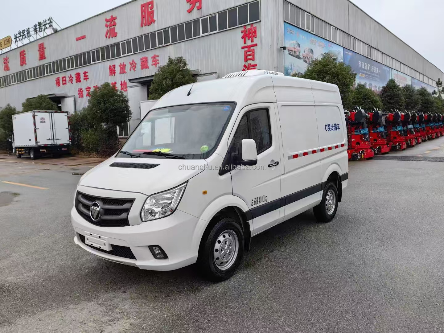 1.5 Ton Ice Cream Delivery Truck Refrigerated Freezer Van For Transportation