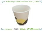 Takeaway Double Wall Paper Cups With PE Coated Heigh 92mm