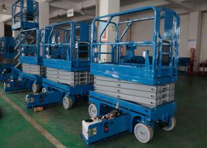 China Compact 10m Hydraulic Scissor Lift / Diesel Scissor Lift Low Noise Easy Operation wholesale