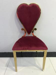 China 103cm 48cm Brushed Stainless Steel Dining Chairs wholesale