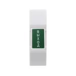 Green Mini Surface Mount Exit Push Button With Russian Text