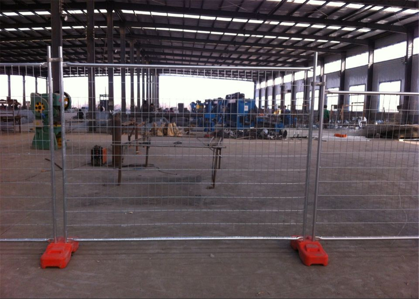 Free Standing Metal Fence Construction Fence Panels OEM / ODM Acceptable