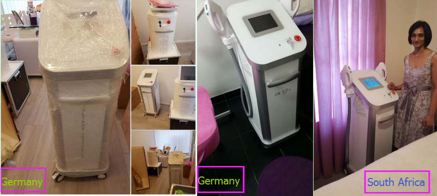 beauty equipment multifunctional 3 in 1 Permanent e-light xenon lamp elight shr lase ipl hair removal machine