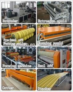 China plastic roof corrugated tile machine wholesale