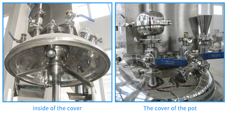 Hair Gel Body Lotion Emulsifying Vacuum Homogenizer