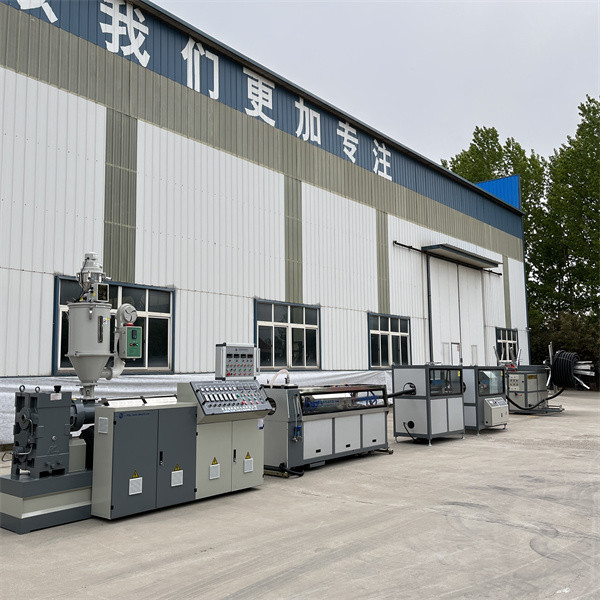 HDPE Spiral Duct Tube Extrusion Line PE PVC Corrugated Pipe Machine Manufacturers