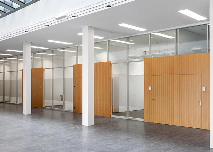 Soundproof Double Office Glass Partition Walls Affordable Workspaces Glawall Customization Wall