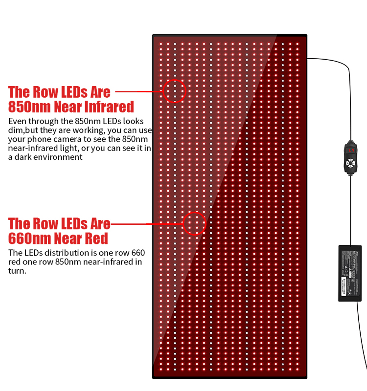 Near Infrared Red Light Therapy Product Large Pads Led Blanket Matt 180cm