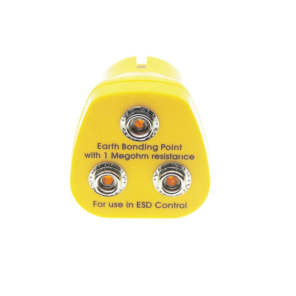 ESD Plastic 3 X 10mm Stud EU EBP Earth Bonding Plug