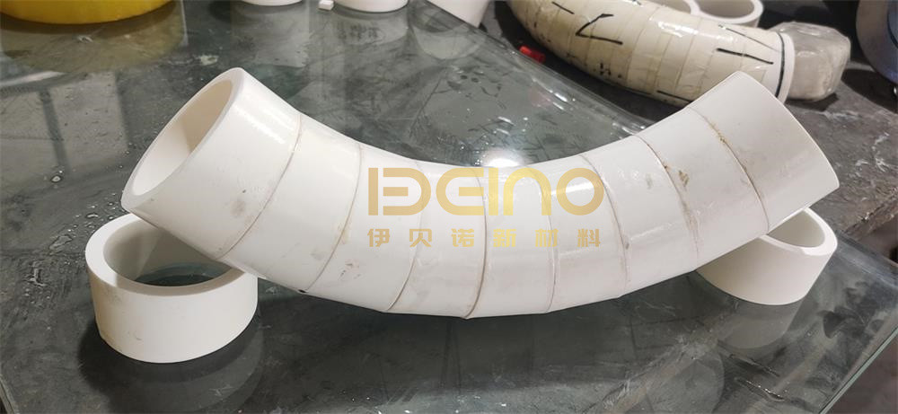 Ceramic sleeve-lined tee Tee Abrasion Resistant Steel Pipe for Pneumatic Conveying Systems