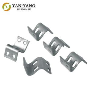 China Furniture Hardware Metal Spring Clip Full Plastic Covered 6-Holes Spring Clip wholesale
