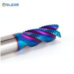 Solid Carbide 4 Flute Roughing End Mill ​HRC65 DLC Coating