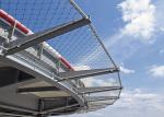 Suspended Anti Fall Stainless Steel Architectural Mesh 60 Degree Angle