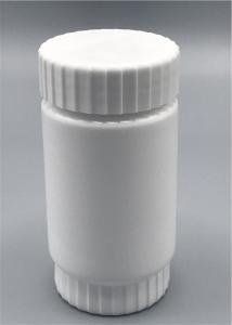 China Screw Cap HDPE Pharmaceutical Containers , Aluminium Liner Plastic Medicine Containers wholesale