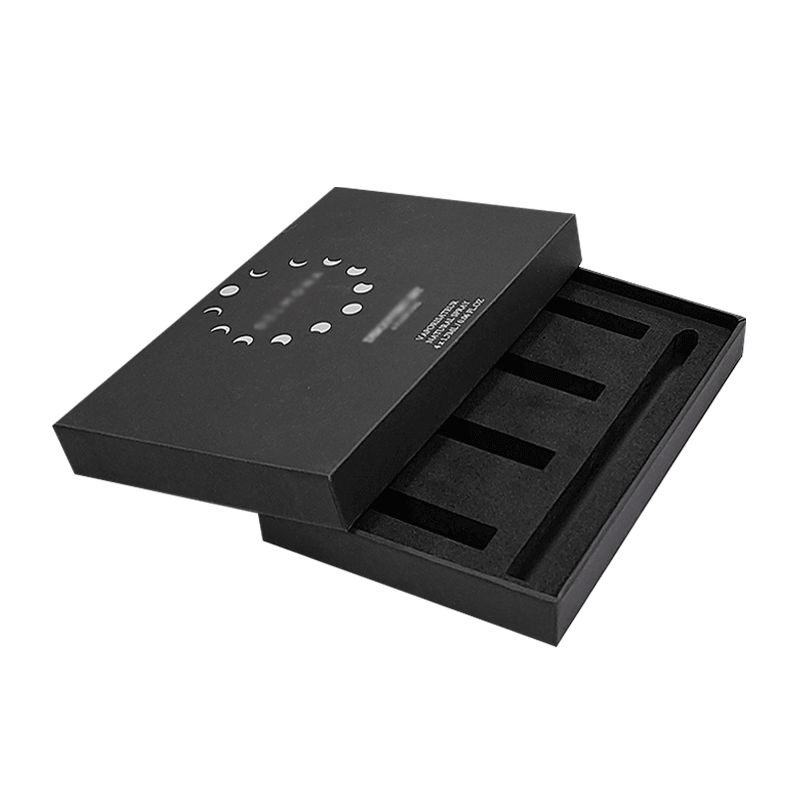 Rigid Cosmetic Lip Gloss Packaging Box Two Piece Cardboard Box Lift Off Lid Gift Boxes