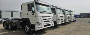 China Howo Sinotruk 371 Used Tractor Truck ZZ4257N3241W Chassis Model wholesale