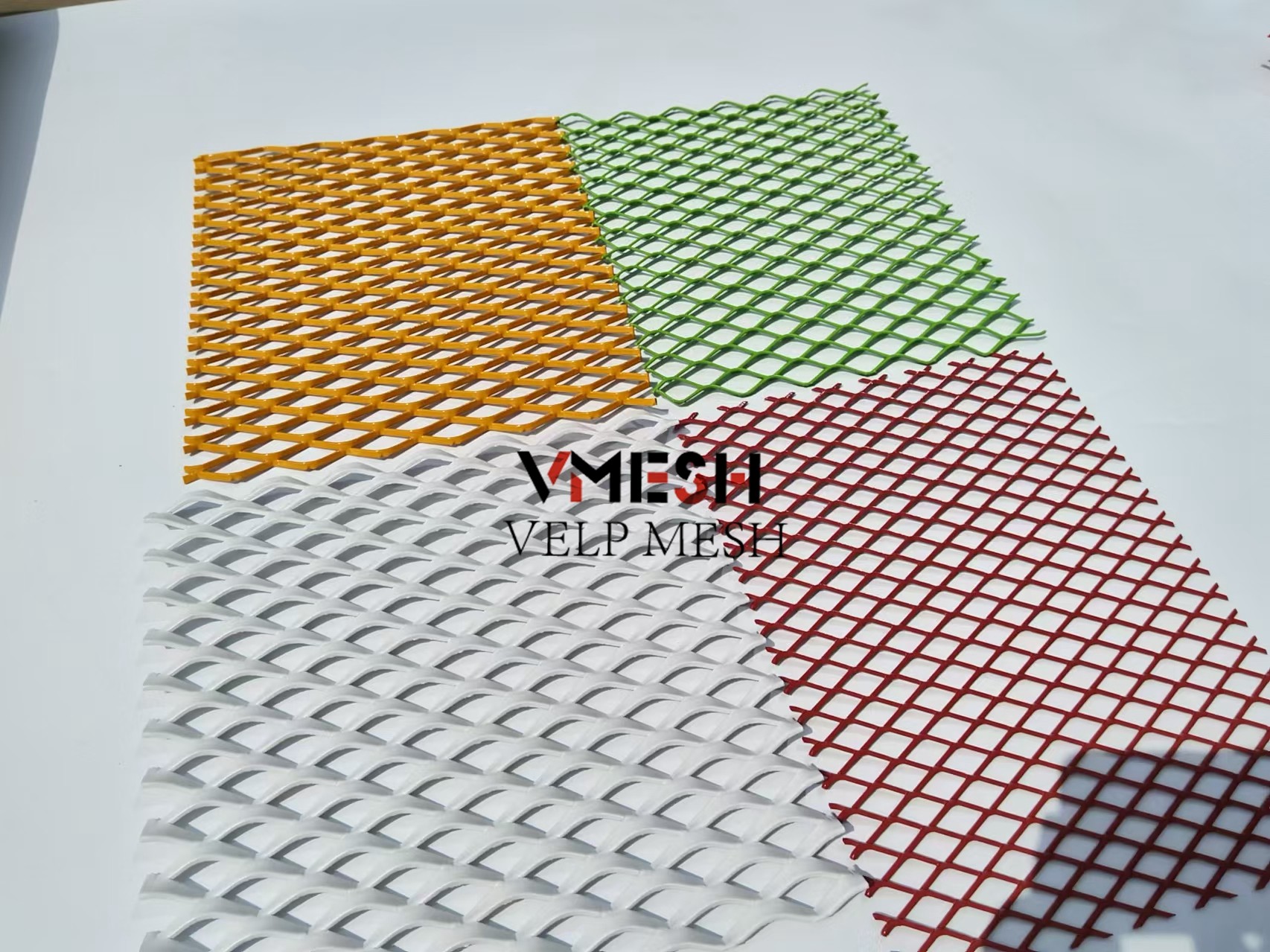 Architectural Metal Mesh Building Facades Ceiling Panel Aluminum Metal expanded mesh