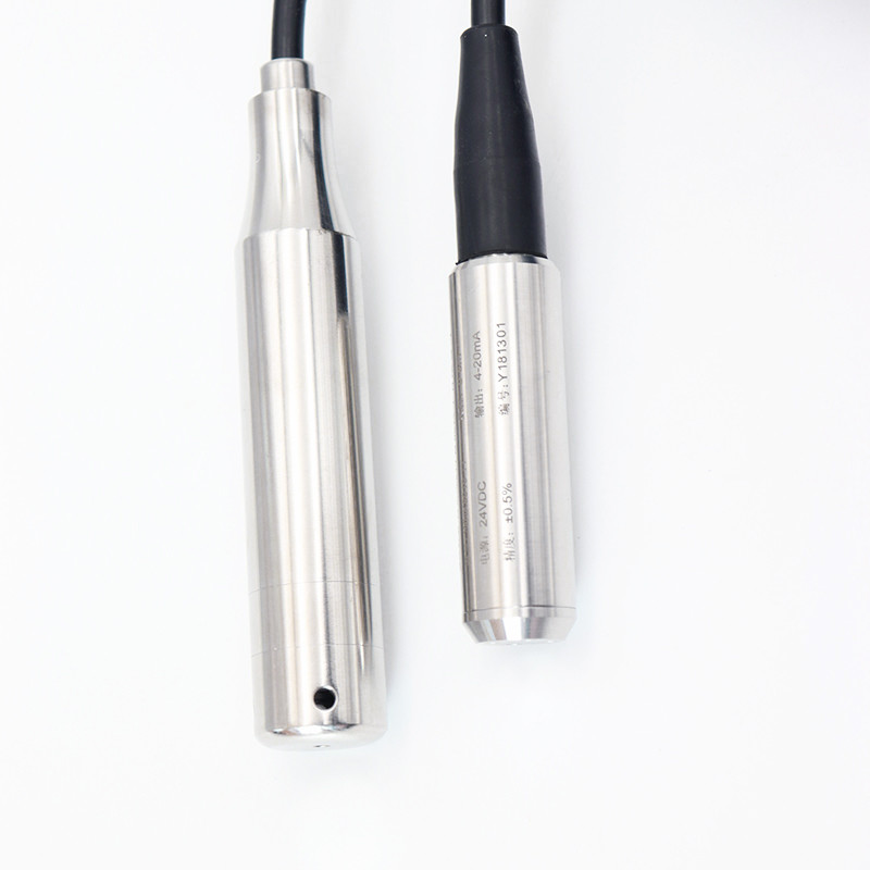 IP68 24VDC PTFE Cable SS304 20mA Liquid Level Sensor