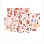 High End Oli Printing Flowers Style Cosmetic Clothing Shopping Paper Gift