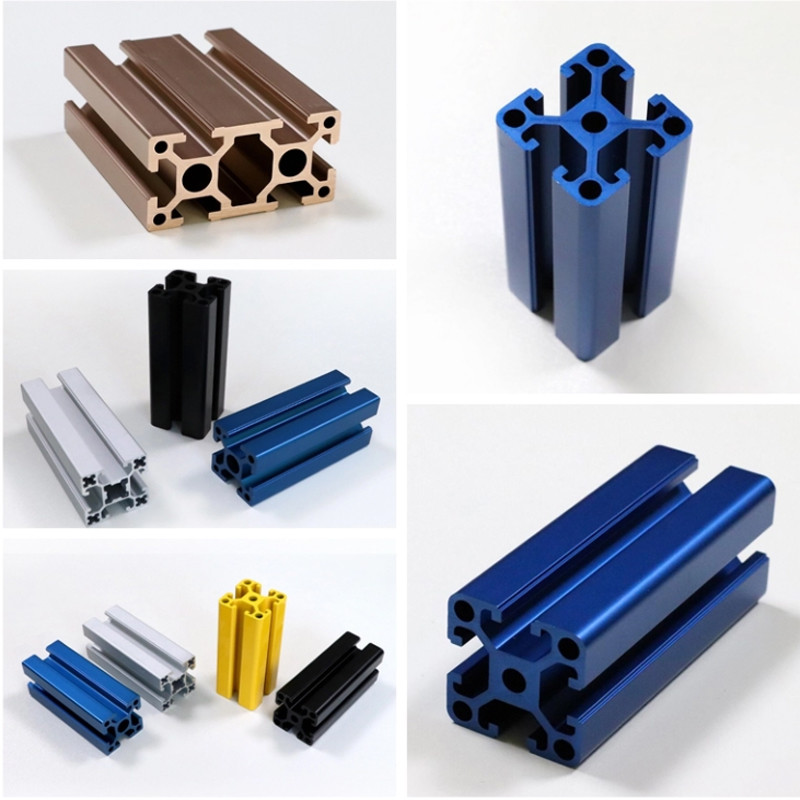 Building 0.55kgs/m T Slot Extrusion Aluminium Profile