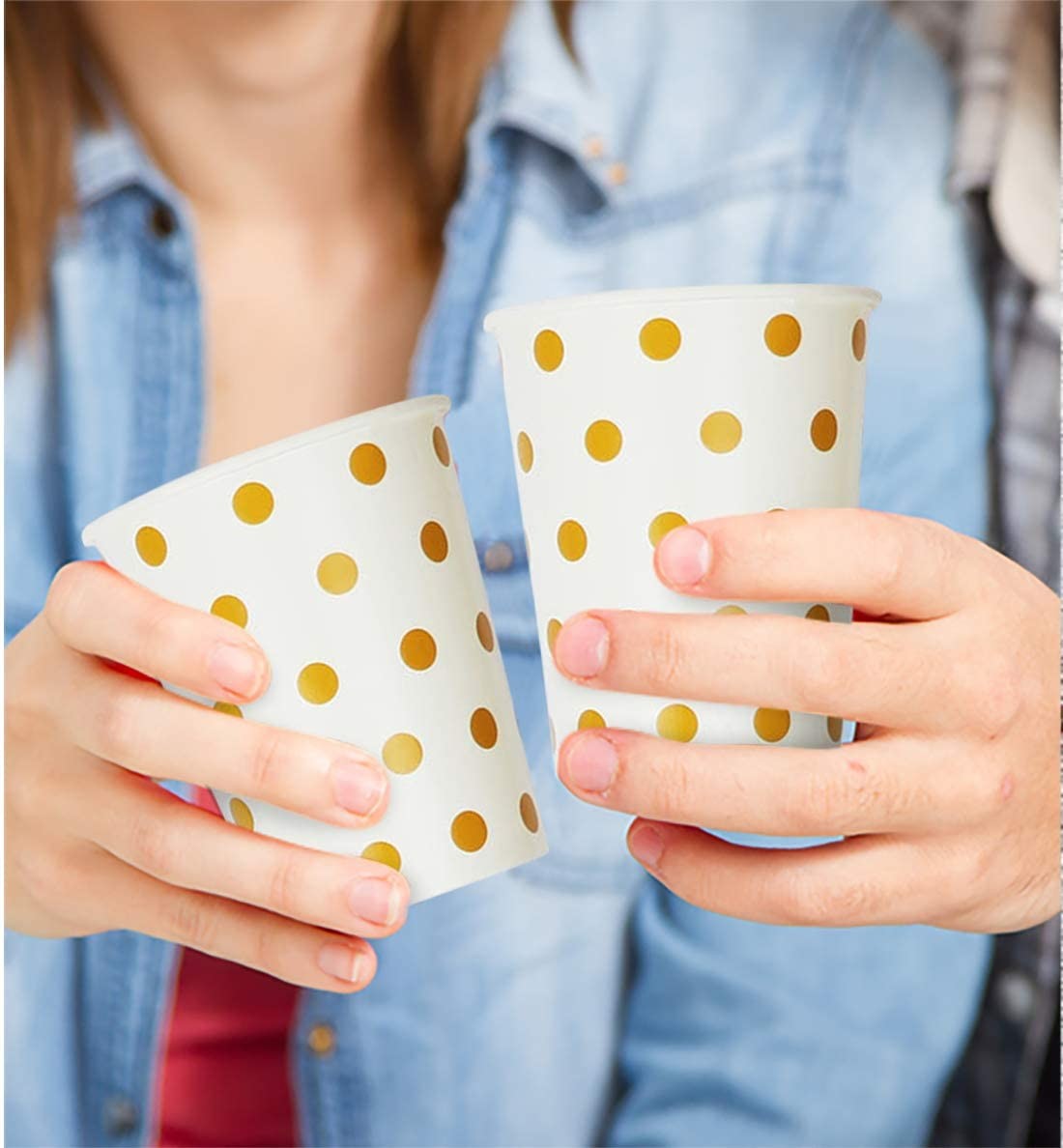 Party Supplies Upscale Polka Dot Disposable Dishware