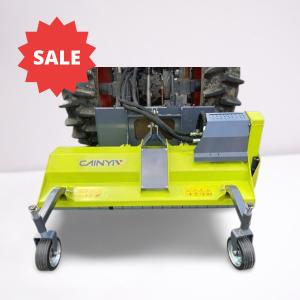 China 105cm Cutting Skid Steer Flail Mower Graphite Gearbox 30HP Y Blades Loader wholesale