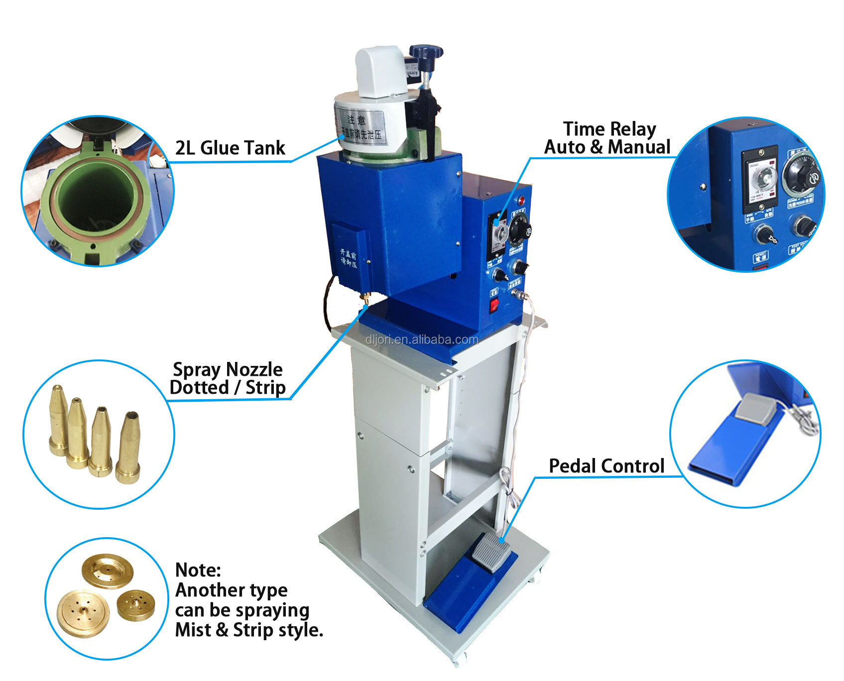 High Speed 2L Table Perfect Glue Book Binding Machine Spreader Glue Dispensing Machine