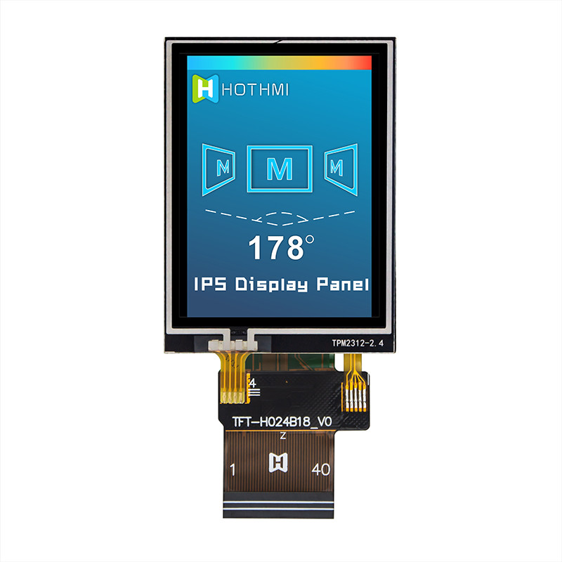2.4 Inch IPS 240x320 TFT Display Panel ST7789V Sunlight Readable With Resistive Touch Panel