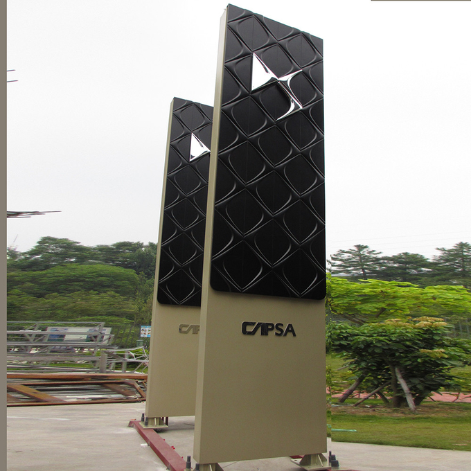 Gas Station Digital Pylon Sign Illuminated 8500mm Provide Soft Copy Initially