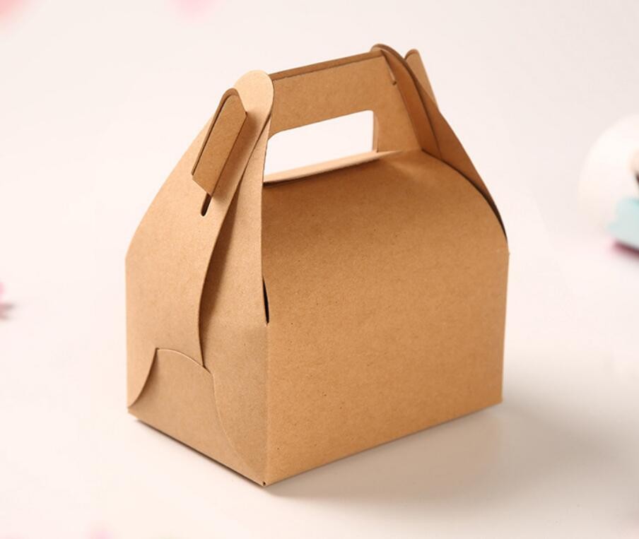 Handmade Paper Sweet Box Eco Friendly Materials With Custom Logo Printing