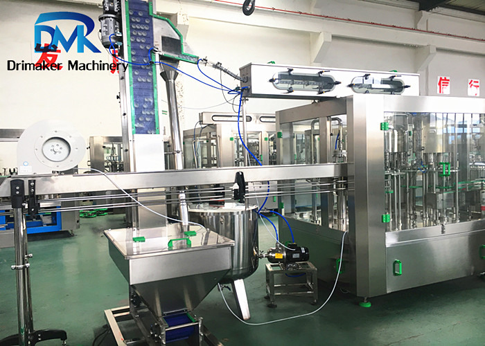 Professional Juice Bottling Machine Cip Cleaning System 2000bph Touch Screen