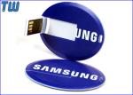 Oval Card Design USB Pen Drive Full Color Digital Printing Advertising Gifts