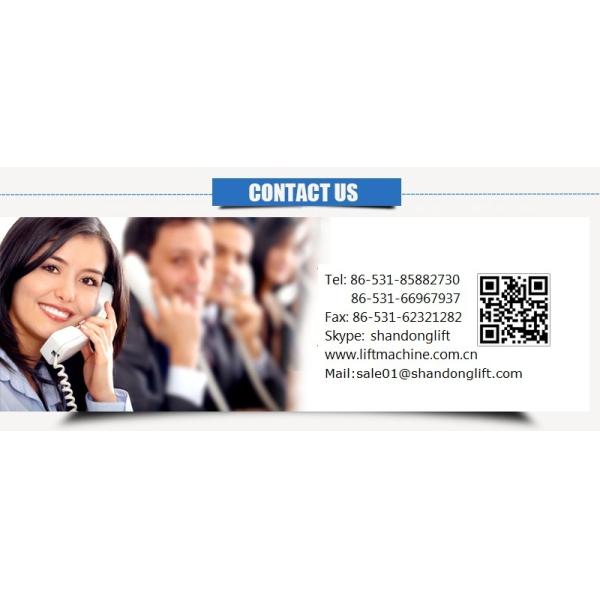 Outdoor Hydraulic Vertical Wheelchair Platform Handicap Lift Equipment For The Disabled