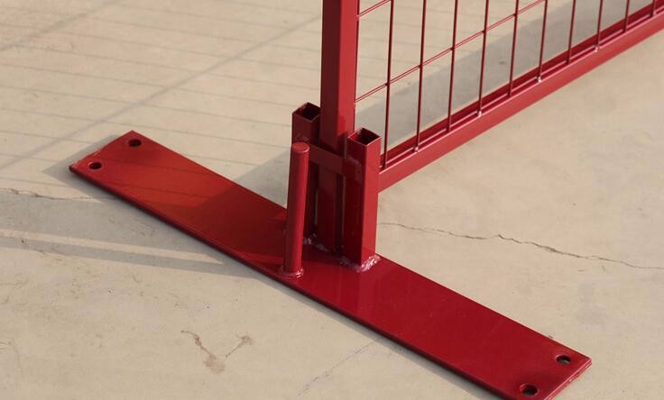 powder coated weld wire canada temporary removable fencing panels 8'x9.5' height tubing 1" profile x 16ga thick