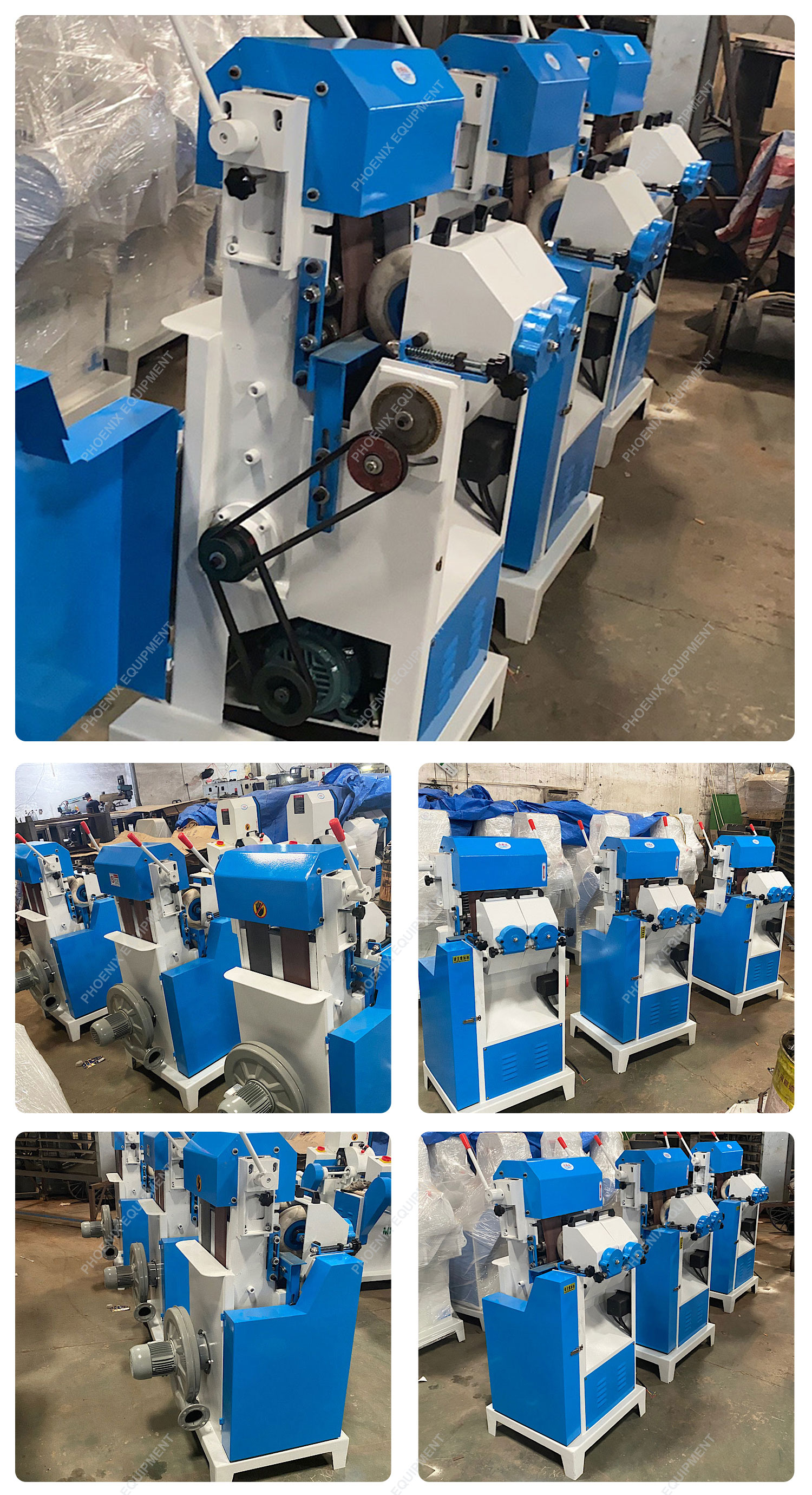 MM2012A Broomstick Staircase Handrail Round Bar Sanding Machine with Fan Fan Included