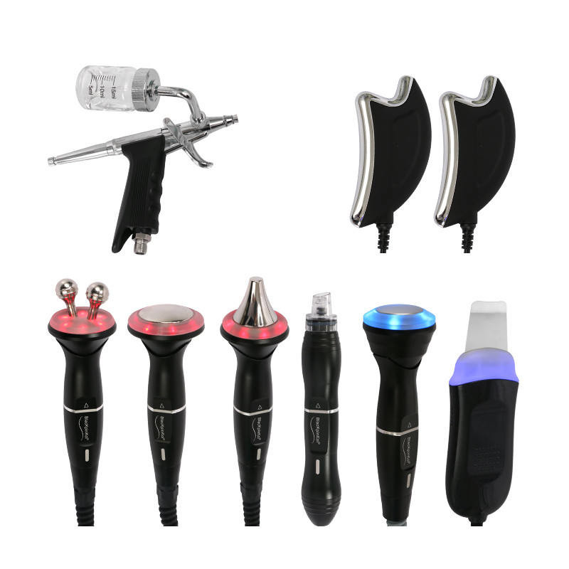 Hydrafacial Dermabrasion H2O2 Bubble Machine Hydrogen Oxygen 9 In 1 Microdermabrasion Beauty Instrument