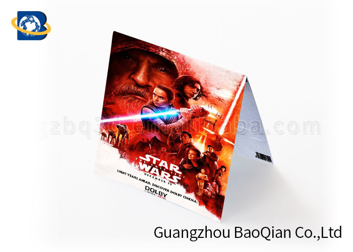 Gift Lenticular Greeting Cards Beautiful Picture 4 Color 3D UV Printing