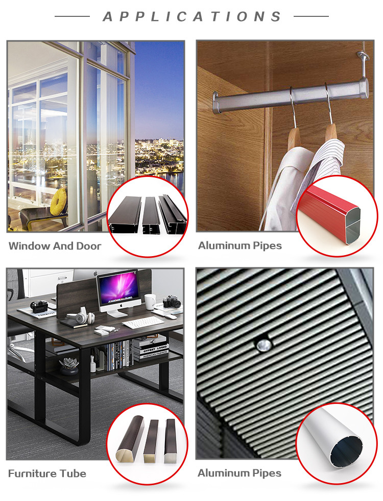 6061 Aluminium Window Profile , ODM Thermal Break Aluminum Profile T6