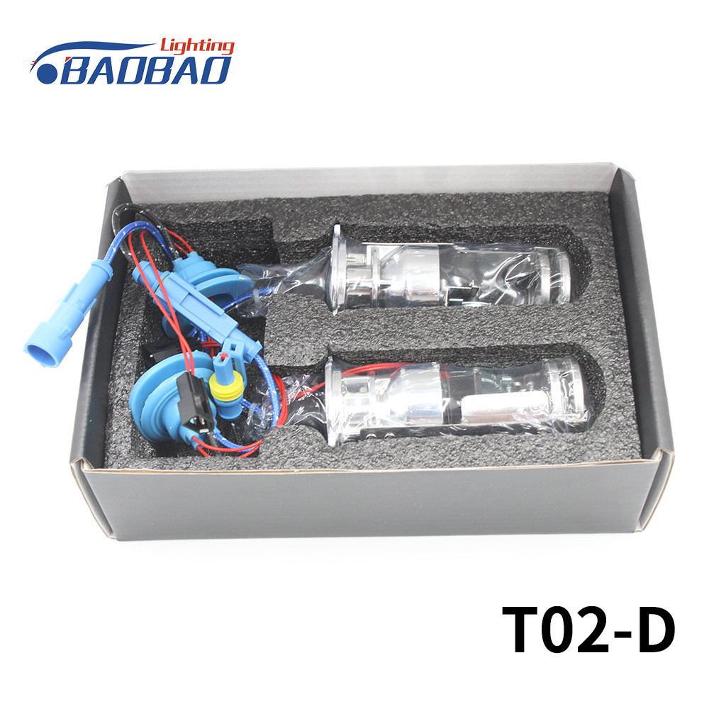 T02-D Car Mini double lens hi/low projector lens hid xenon kit