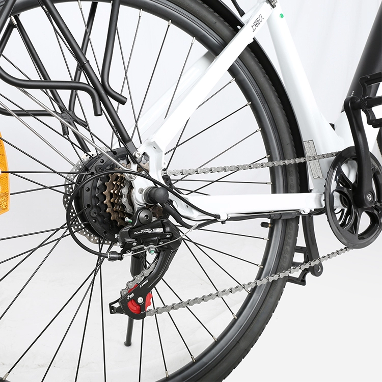36V 250W Lady City Electric Bicycle 28 Inch 7 Speed E Bike For Charging Time 3 Hours