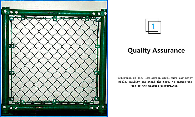 3.0mm Pvc Coated Galvanized Chain Link Fence With Knuckle Twist Edge