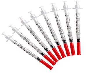 China 29G 30G 31G Insulin Syringe EO Gas Sterilized With Needle wholesale