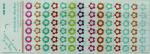 Fashion Holiday Calendar Reminder Stickers Paper Craft Flower Shapes Rotary