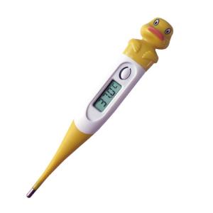 China flexible tip clinical digital thermometer animal character duck wholesale