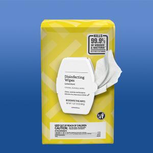 China Customized Sanitary Cleaning Wipes 80pcs Lemon Fresh Scent Disinfecting Wipes wholesale
