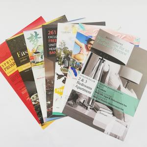 China Digital Business Catalog Printing Gloss Lamination 80gsm-350gsm Materials wholesale