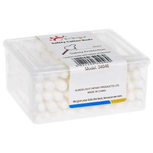 China ISO 50 Pcs White PP Baby Safety Cotton Buds wholesale